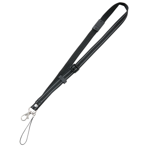 ネックストラップ 反射 ブラック ×6