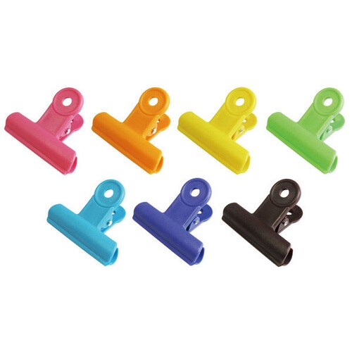 クリップ POPプラスチッククリップ 7色入 ×5