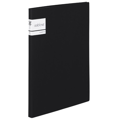 クリアファイル アドワン A4−S 30P 黒×5