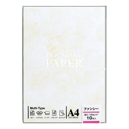 OA用紙 厚口 102 クリーム ×5