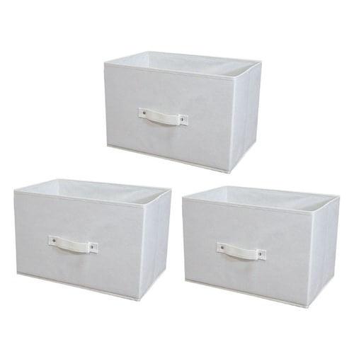 不織布インナーボックス 3個組 ナチュラル