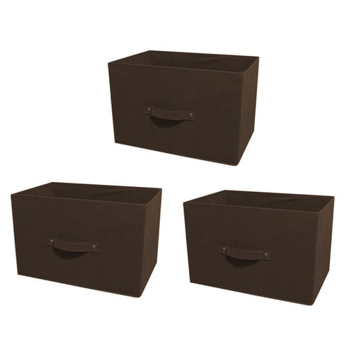 不織布インナーボックス 3個組 ブラウン