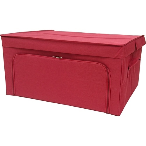 収納ボックス フラップボックス Lサイズ レッド