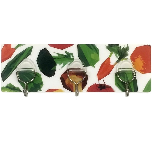 吸着シート3連フック ベジタブル