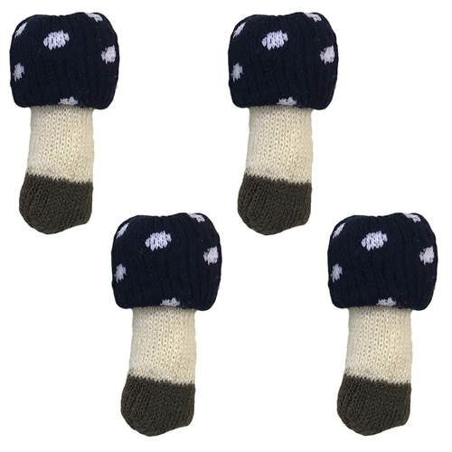 椅子脚カバー きのこ 4足入り アイイロタケ