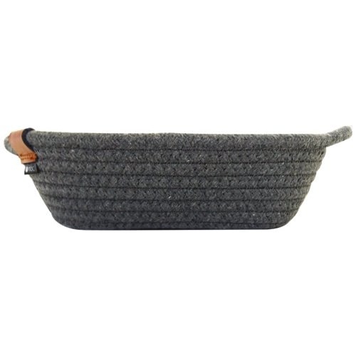 モック ロープバスケットS ダークグレー