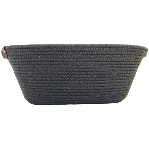 モック ロープバスケットL ダークグレー