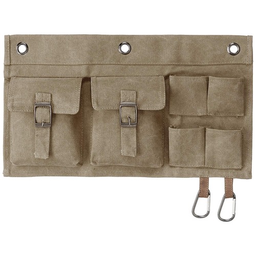 ポッシュポッシュ ウォールポケット横型 カーキ