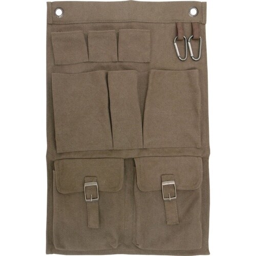 ポッシュポッシュ ウォールポケット縦型 カーキ