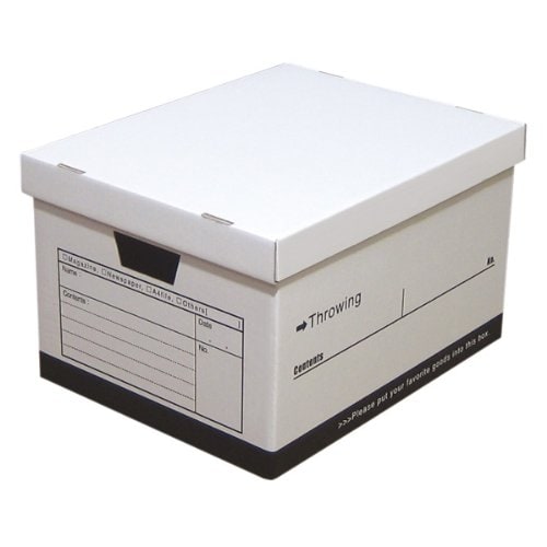 スローイングボックス ダンボール収納 ブラック