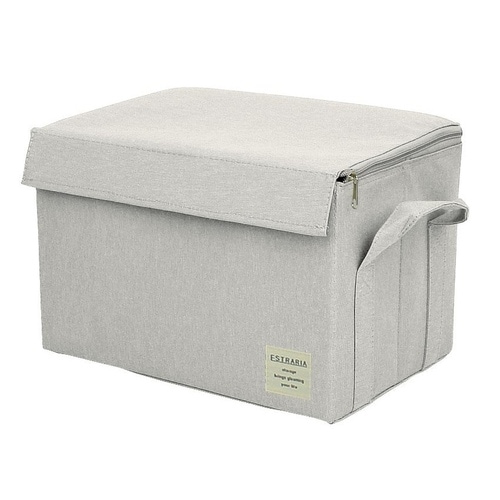 ストレリアナチュレ 収納ボックス M ライトグレー