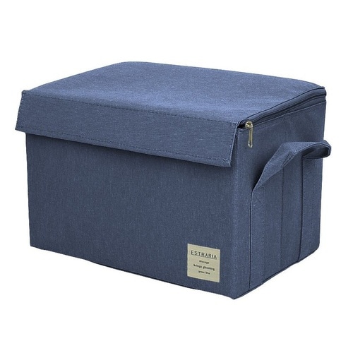 ストレリアナチュレ 収納ボックス M ブルー