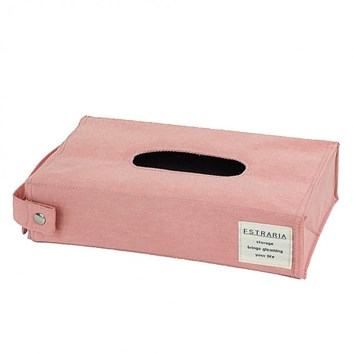 ストレリアナチュレ ティッシュケース ピンク