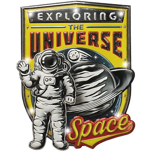 LEDアメリカンサインステッカー スペース