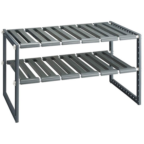 シンク下フリーラックワイド伸縮タイプ エコグリーン