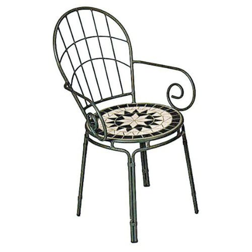 タンジール モザイクチェアー マットグリーン