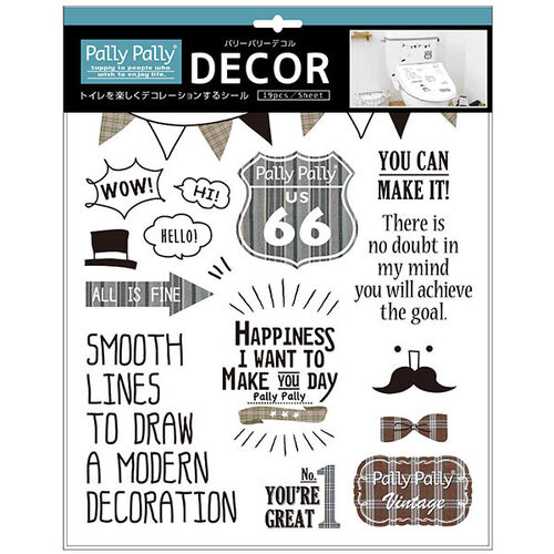 パリーパリーデコレーションステッカー ターコイズ