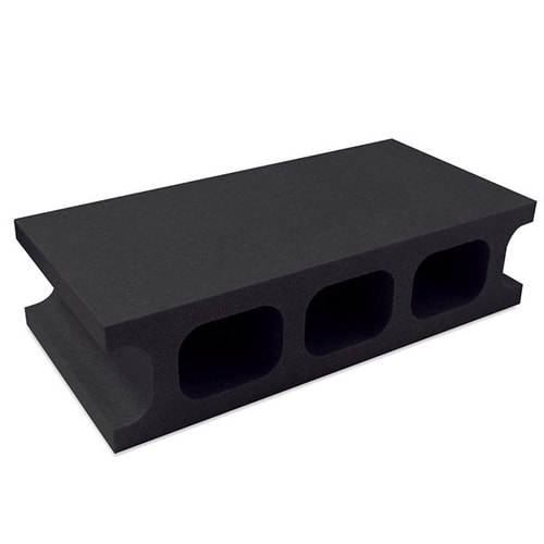 発泡スチロール Kブロック大 ブラック