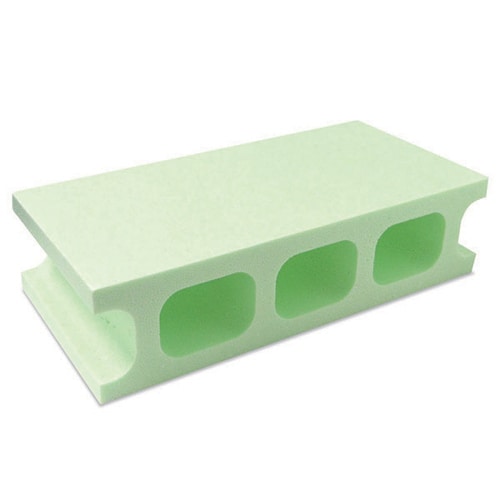 発泡スチロール Kブロック大 フレッシュグリーン