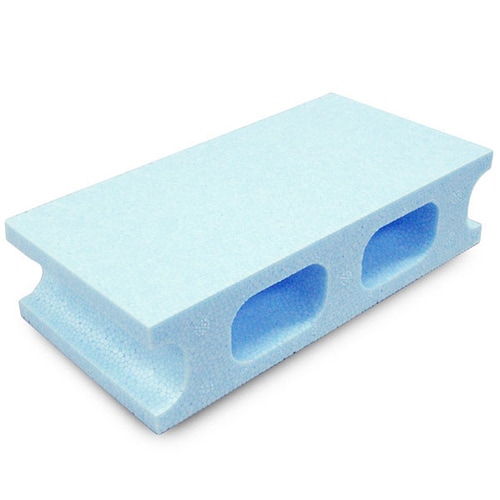 発泡スチロール Kブロックベビー ライトブルー