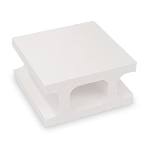 発泡スチロール Kブロック大 縦割 ホワイト