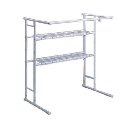 押入れハンガーラック 高さ・幅伸縮タイプ ホワイト