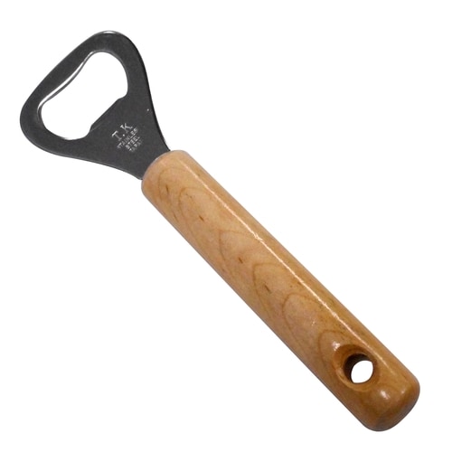 18−0ステンレス 木柄栓抜き 全長158mm