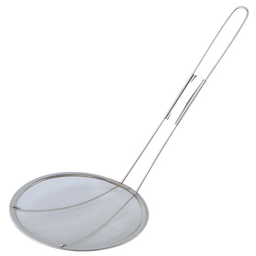 共柄プレス カス揚 細目 12cm