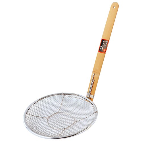 業務用 竹柄そば揚げ 縦柄L型 24cm