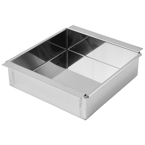 18−8ステン 関東型 卵豆腐器 15cm