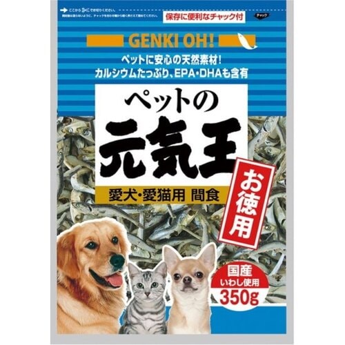 ペットの元気王にぼし350g
