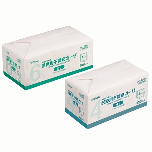医療用不織布ガーゼ 6号 200枚入