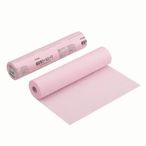 検診用ロールシーツ 3430 ピンク100回分×2