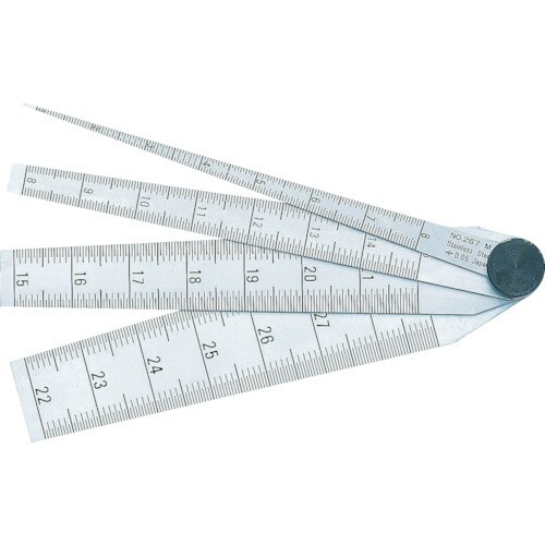 テーパーゲージセット 測定範囲1.0ー29.0