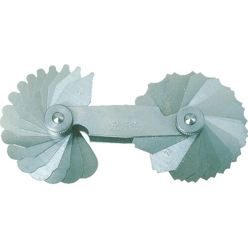 ラジアスゲージ 測定範囲7.5ー15.0 32枚組