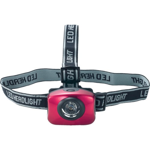 アルミ強力LEDヘッドライト(レッド)