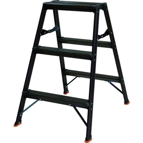 アルミ製踏台 3段 高強度型 シルバー