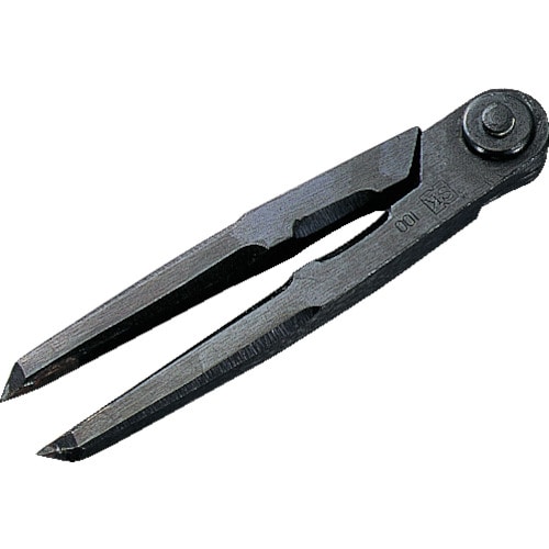 超硬チップ付コンパス 長さ100 円直径150