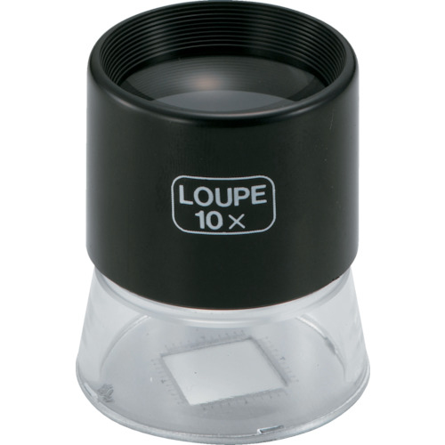 スケールルーペ 目盛付 10倍 Φ35X43