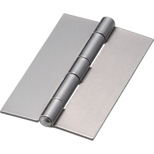 スチール製厚口溶接蝶番 全長76mm (10個入)