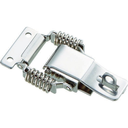 パッチン錠 鍵穴付バネタイプ ステンレス 2個入