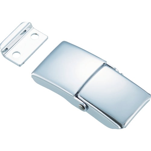 パッチン錠 ラッチタイプ・スチール製 2個入