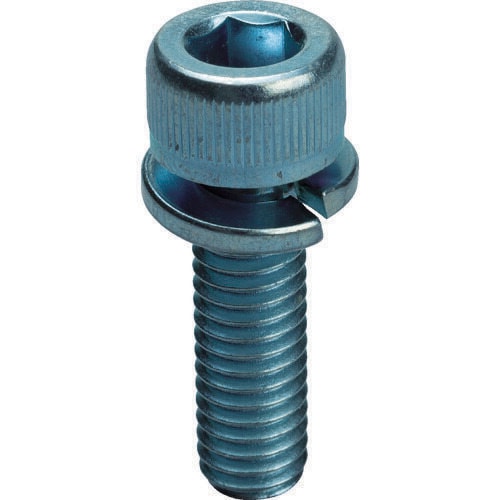 ばね座金組込六角穴付ボルト スチール M4X12