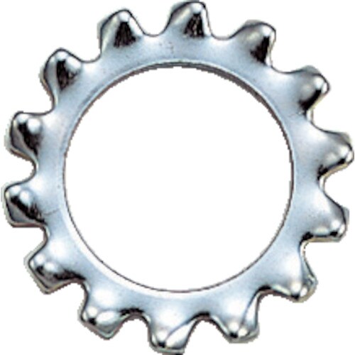 外歯ワッシャー 三価白 サイズM12 40個入