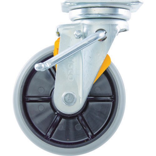 かご車用 左ブレーキサインプレート ウレタン自在車