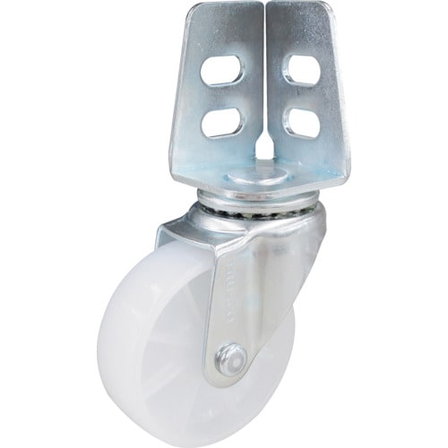 アングル式ナイロンキャスタ 自在 Φ75