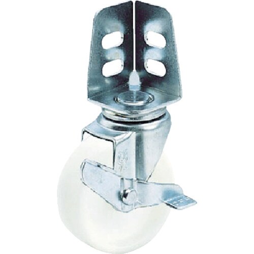 アングル式ナイロンキャスタ 自在S付き Φ100