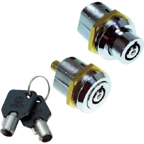 シリンダー錠 プッシュロックサークル型