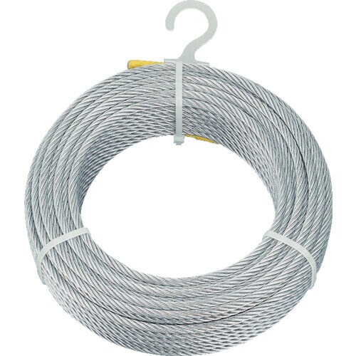 メッキ付ワイヤロープ Φ2mmX50m
