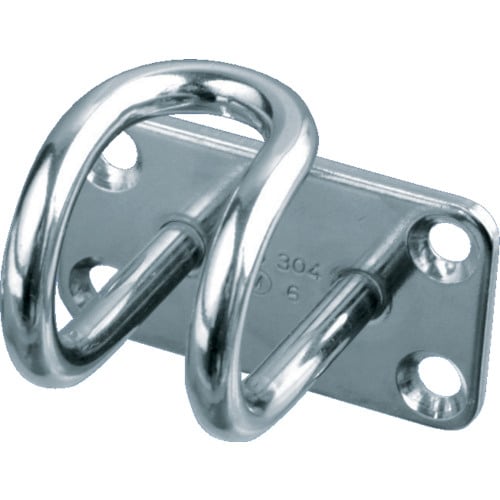 SUSワイヤープレートフック 4mm